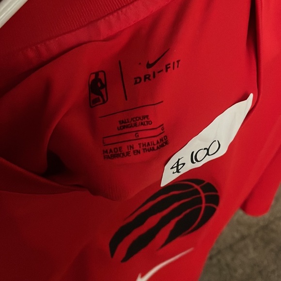 Authentic game worn Raptors 2021 warmup gear size Lg - Picture 2 of 4